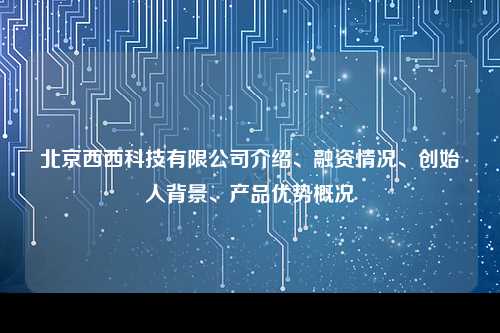 北京西西科技有限公司介绍、融资情况、创始人背景、产品优势概况