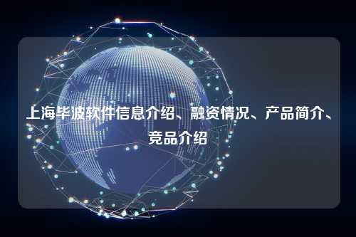上海毕波软件信息介绍、融资情况、产品简介、竞品介绍